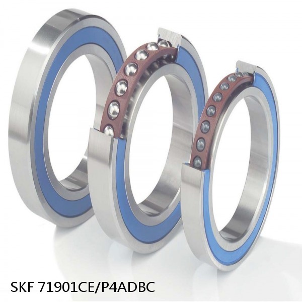 71901CE/P4ADBC SKF Super Precision,Super Precision Bearings,Super Precision Angular Contact,71900 Series,15 Degree Contact Angle