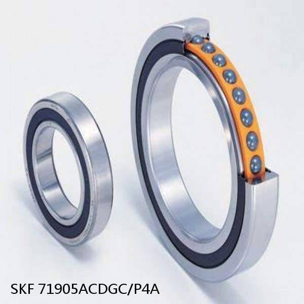 71905ACDGC/P4A SKF Super Precision,Super Precision Bearings,Super Precision Angular Contact,71900 Series,25 Degree Contact Angle