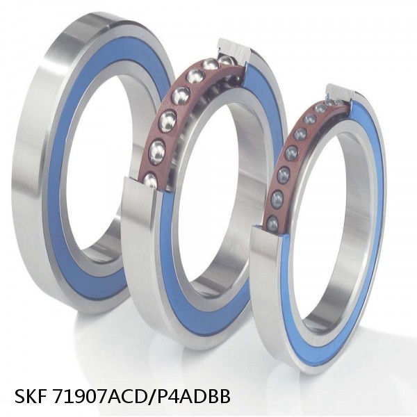 71907ACD/P4ADBB SKF Super Precision,Super Precision Bearings,Super Precision Angular Contact,71900 Series,25 Degree Contact Angle