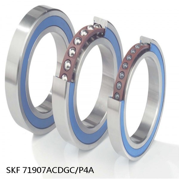 71907ACDGC/P4A SKF Super Precision,Super Precision Bearings,Super Precision Angular Contact,71900 Series,25 Degree Contact Angle