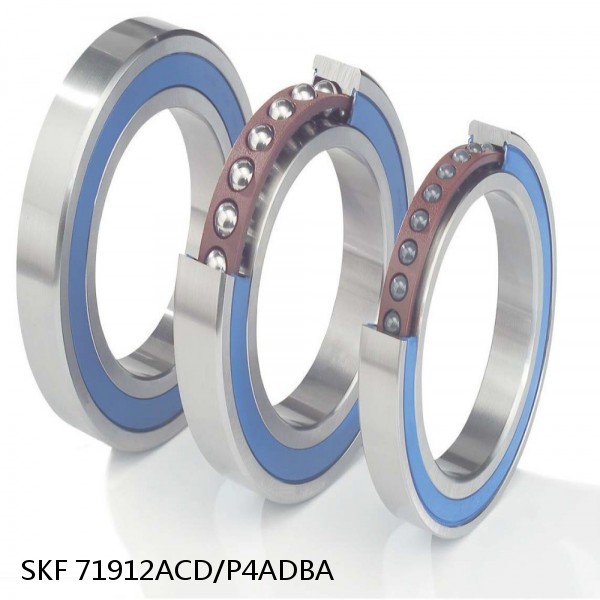 71912ACD/P4ADBA SKF Super Precision,Super Precision Bearings,Super Precision Angular Contact,71900 Series,25 Degree Contact Angle