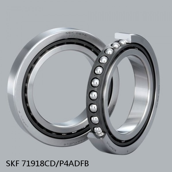 71918CD/P4ADFB SKF Super Precision,Super Precision Bearings,Super Precision Angular Contact,71900 Series,15 Degree Contact Angle